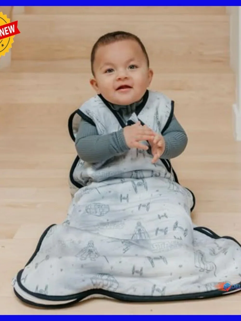 Premium 3-Layer Knit Sleep Bag 1.7 TOG 0-6 Months Baby Sleepwear